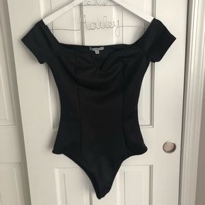 COPY - Black off the shoulder body suit size M